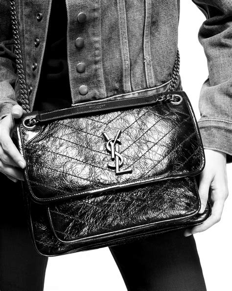 who wears the ysl niki bags